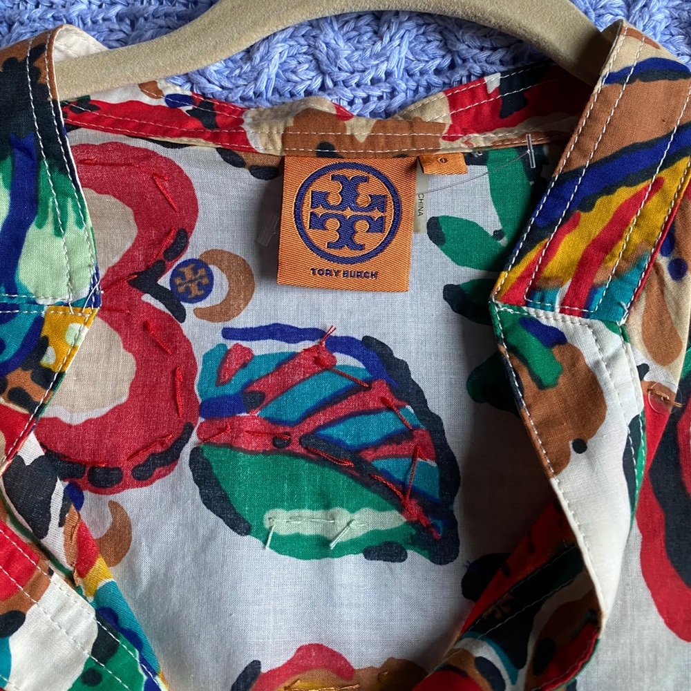 Tory Burch Flowered Blouse